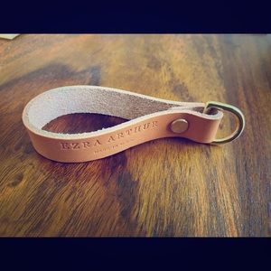 Ezra Arthur Leather Keychain.